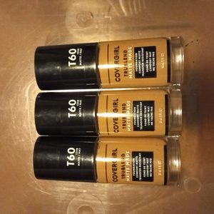 3 Covergirl Trublend Matte Made Foundation T60 Warm Sun 🌞
